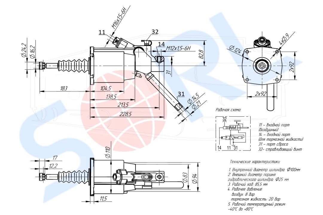 16080502170, ПГУ VOLVO FM/FH — SORL