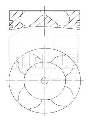 2291200, Поршень — Mahle