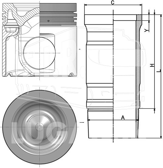 40907960, Поршневая группа — Kolbenschmidt