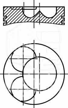 227 33 00, Поршень — Mahle