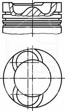 061 49 00, Поршень — Mahle