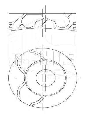 0383800, Поршень — Mahle