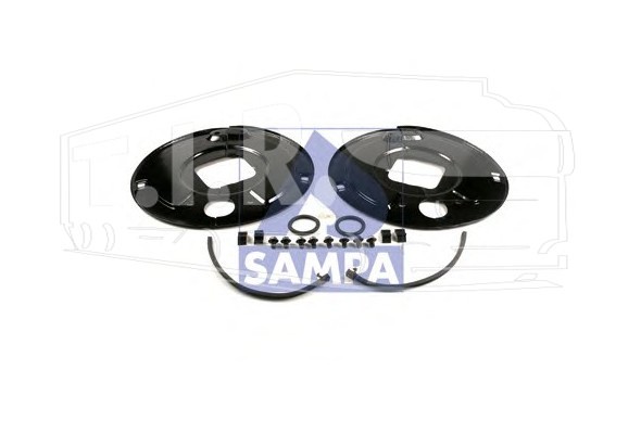 Пыльник тормозного барабана ось