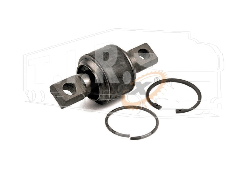 ZX13.0001, Ремкомплект реактивной тяги D=85mm/d=21mm/Ax=152mm VOLVO F10/F12 1987-1995,F16,FL10/12,N10/12 — ZeTeX