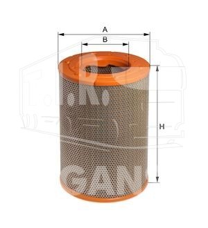 E451L, Фильтр воздушный — Hengst