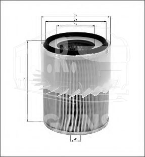 LX1579, Фильтр воздушный — Mahle