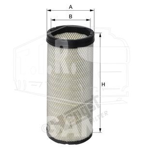 E452LS, Фильтр воздушный вставка — Hengst