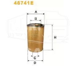 46741E, Фильтр воздушный — WIX