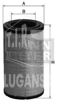 C 25 003, Фильтр воздушный — MANN-FILTER