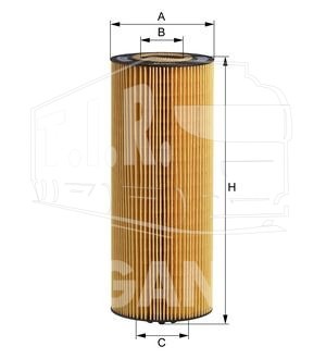 E500HD129, Фильтр масляный — Hengst