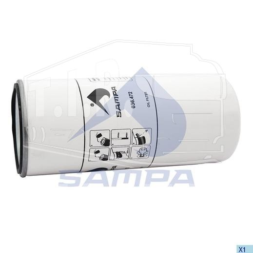 036.472, Фильтр масляный — Sampa