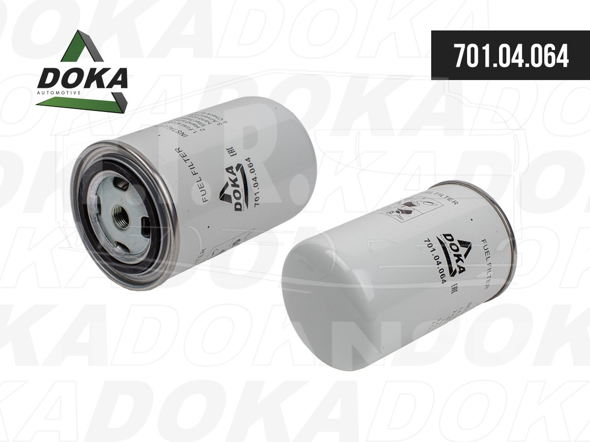 701.04.064, Фильтр топливный ?93 H147 M16x1.5 — DOKA