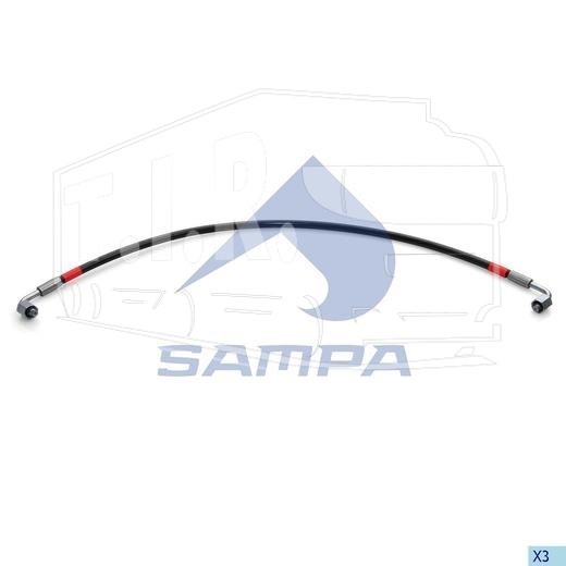 080.471, Шланг подъема кабины 0640mm — Sampa