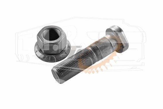 Шпилька колеса М22*1.5*83 + гайка