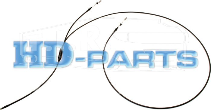 318786, Трос замка капота — HD-parts